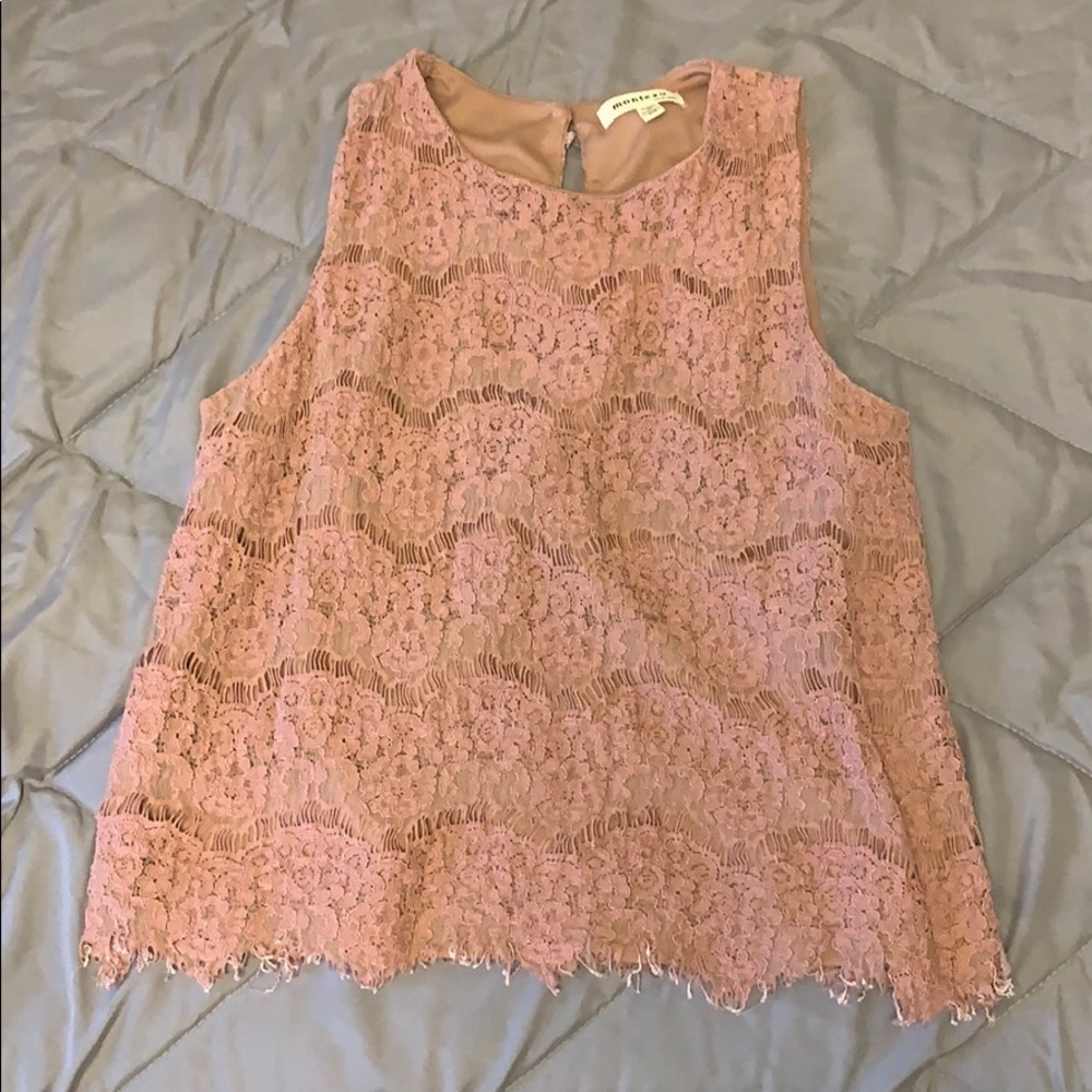 Nude Pink Monteau Blouse